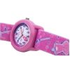 TIMEX Time Machine Pink Fabric Strap Ballerinas