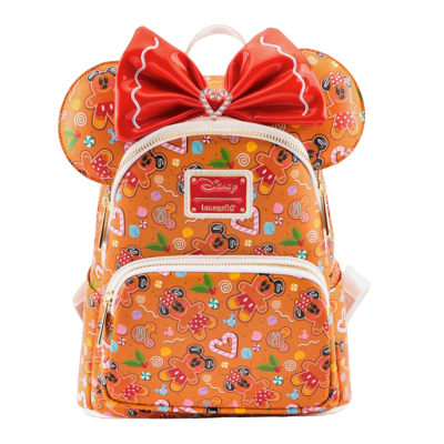 Loungefly Disney παιδική τσάντα πλάτης Minnie Mouse Χριστουγεννιάτικη για κορίτσι