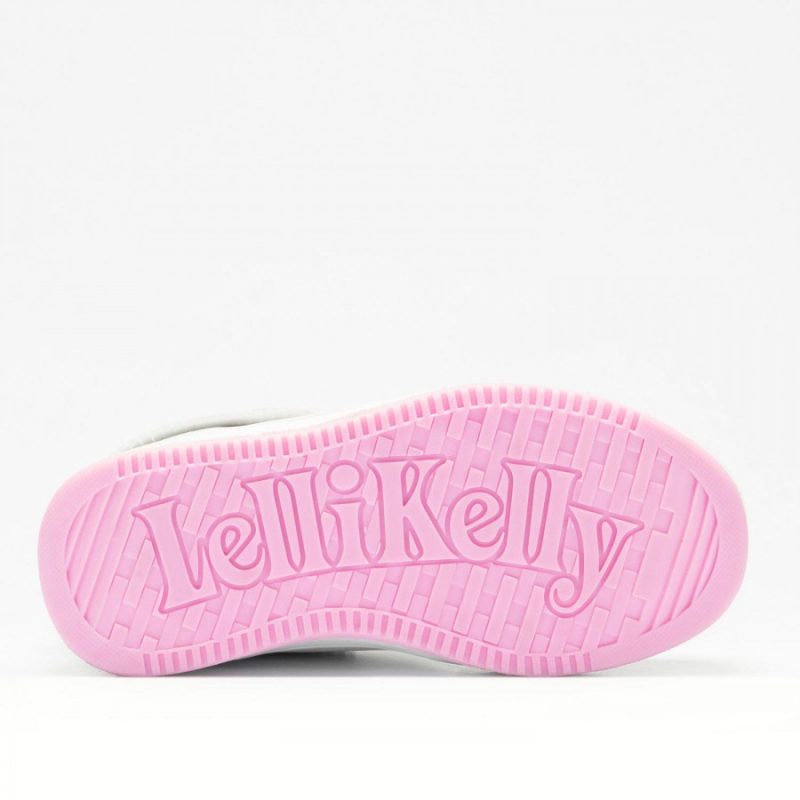 Lelli Kelly FRANGETTA MIX παιδικά sneakers μποτάκια σε λευκό για κορίτσι LKAA8086