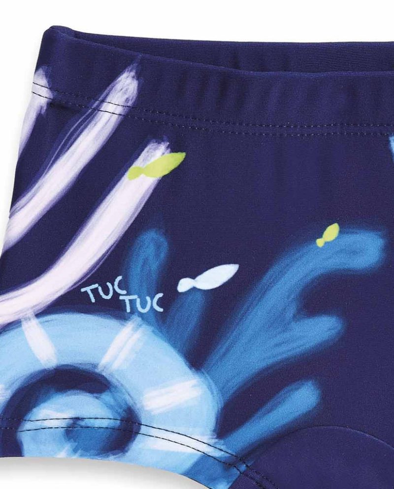Tuc Tuc Ocean Wonders παιδικό μαγιό εφαρμοστό σε μπλε για αγόρι