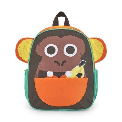 Tuc Tuc Banana Records παιδική τσάντα πλάτης για αγόρι σε σχήμα πιθηκάκι