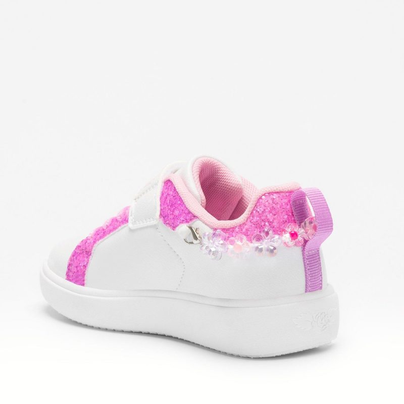 Lelli Kelly Gioiello παιδικά sneakers με βραχιολάκι σε λευκό για κορίτσι LKAA3910BIFU