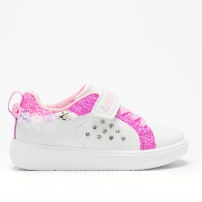 Lelli Kelly Gioiello παιδικά sneakers με βραχιολάκι σε λευκό για κορίτσι LKAA3910BIFU