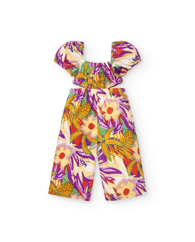 Tuc Tuc Paradise Beach παιδική ολόσωμη φόρμα φλοράλ για κορίτσι 11367793
