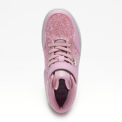 Lelli Kelly FRANGETTA MIX παιδικά sneakers μποτάκια σε ροζ glitter για κορίτσι