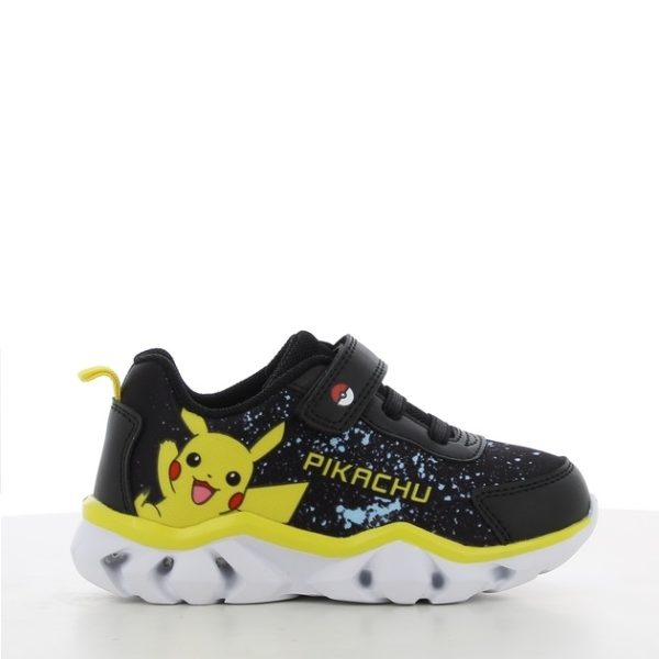 Pokemon παιδικά αθλητικά με τον Pikachu και φωτάκια σε μαύρο για αγόρι PO001105